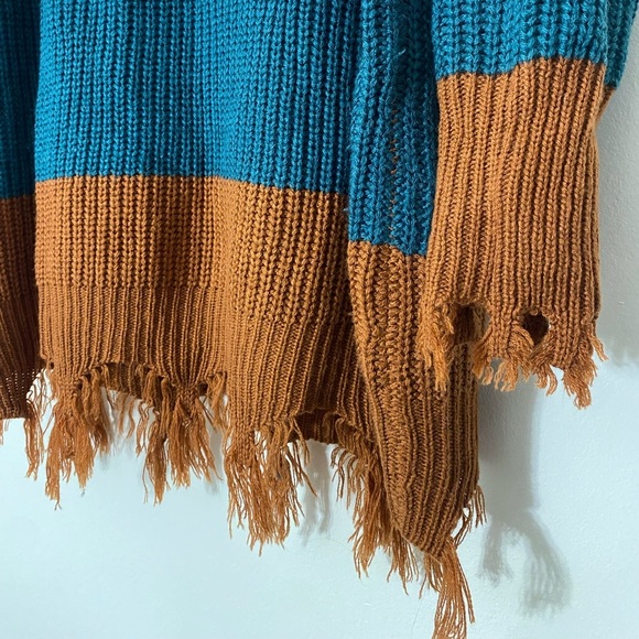 Rue21 Multicolor Striped Sweater Size 2X - Picture 2 of 4